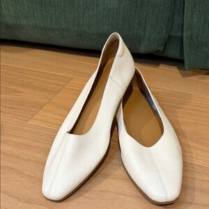 Everlane White Leather Women's Flats